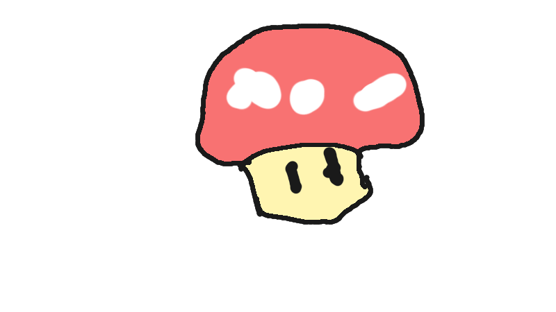 Drawing of "mushroom" by @gnome