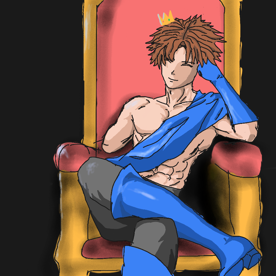 bread_king's oc humanized, took me 4hours