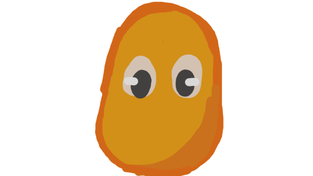 Just a potato with eyes