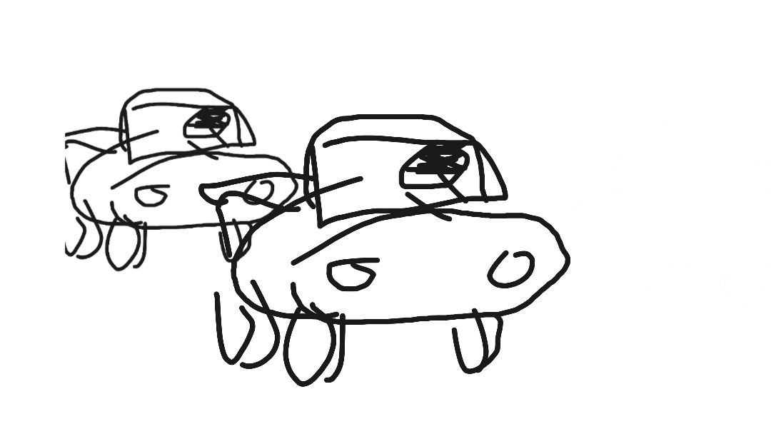 Race of two cars