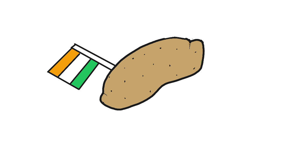 Ireland and potatoes have a long history together 🥔
