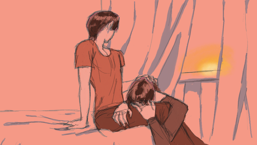 was in one of my "let's drop cryptic art of Troy and Zane implying that they're doomed" moods