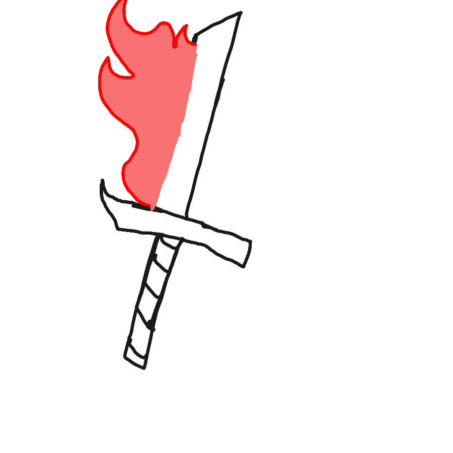 Fire katana