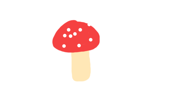 Drawing of "mushroom" by @eatatakimoss