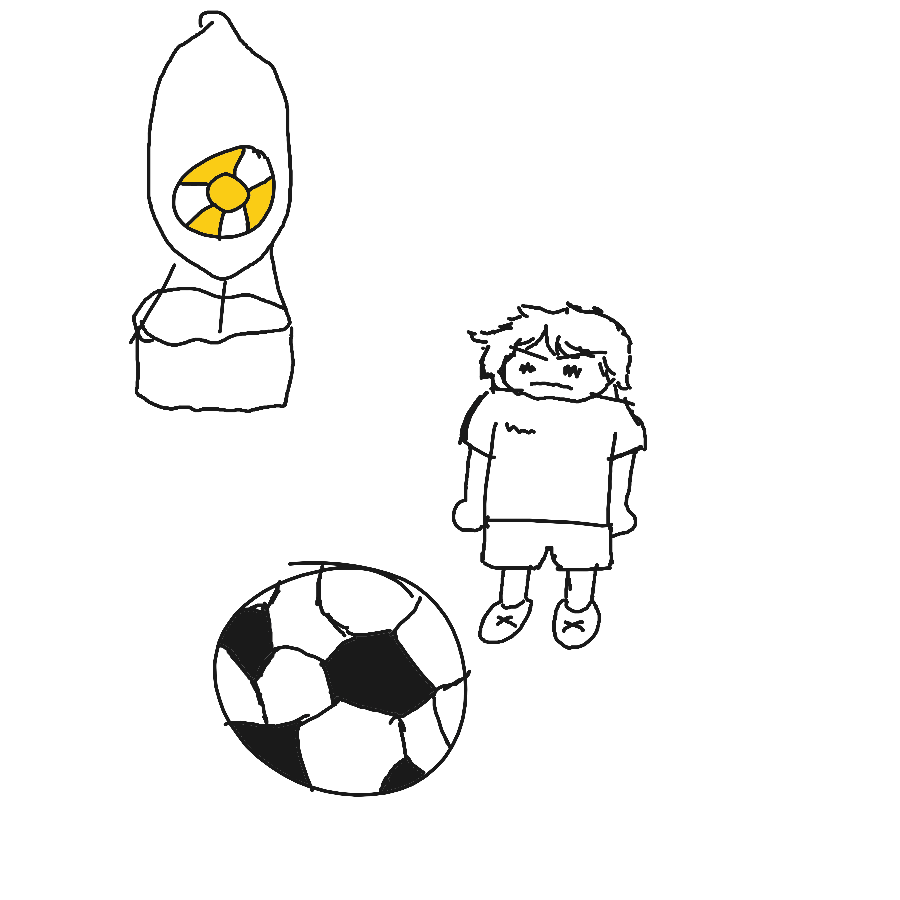 have you ever played soccer with your life on the line?