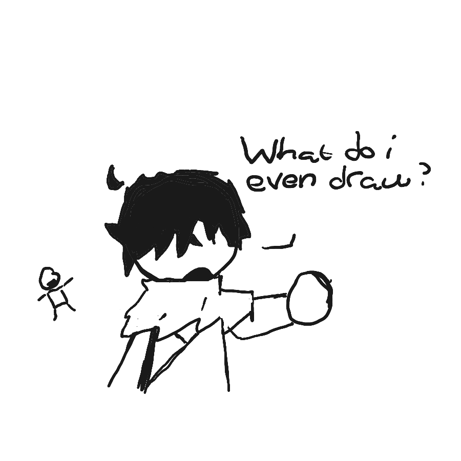 i drew the thing i think