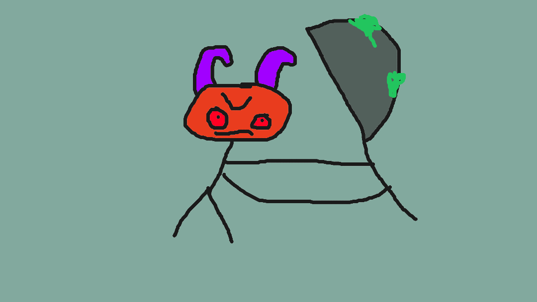 he has an ax