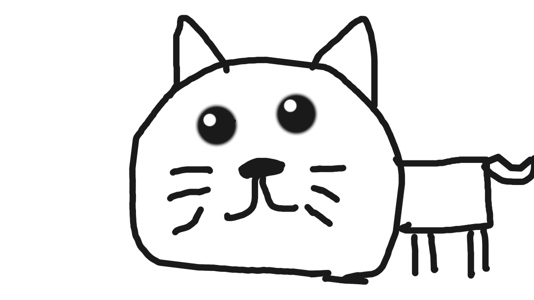 Drawing of "Cats" by @kebabeater