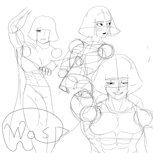 clover body sketches