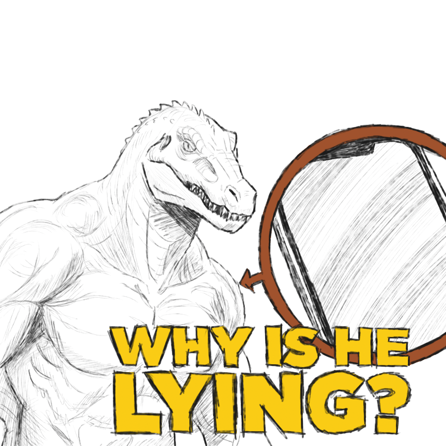 sobek lying ?