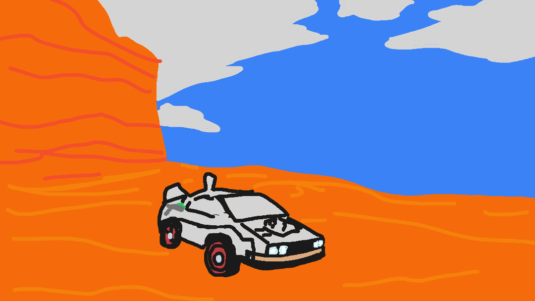We're going back to the future... 3...