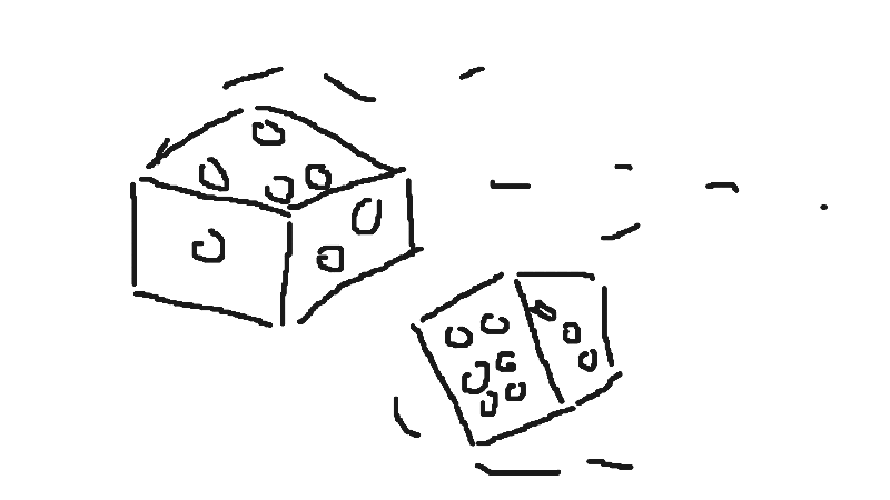 Drawing of "casino" by @lizardidwat