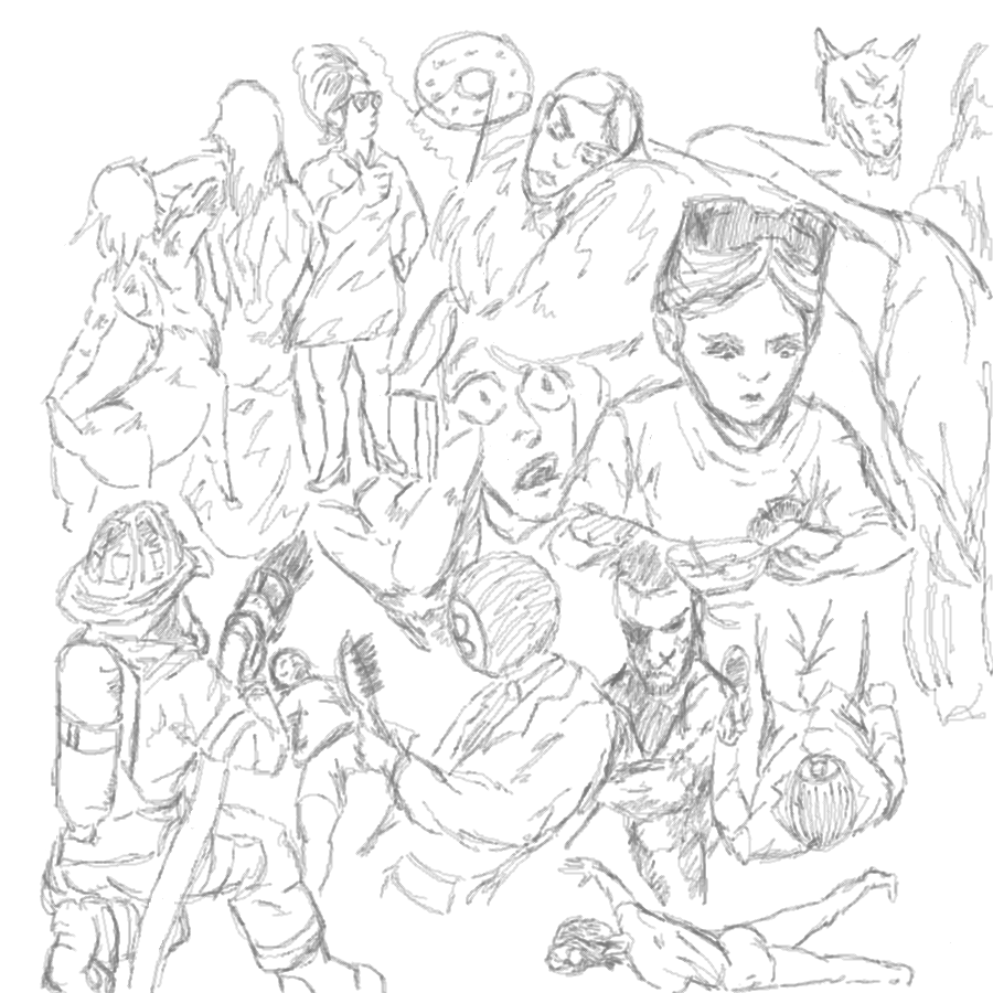 My LT said that I was all over the place when he saw me drawing this… real.