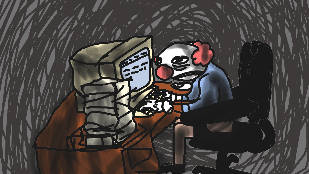 On free days, noone works. That doesn't mean theres no work, that means one person gets all the work. And today, that's seems to be jest.