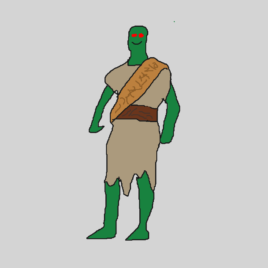 Back when evil guy still wore clothing