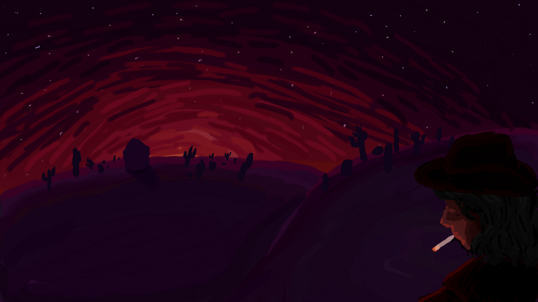 It's lonely when the sun goes down.