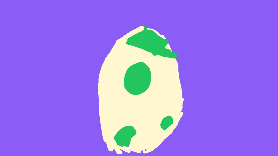 Drawing of "Egg" by @razorreindeer