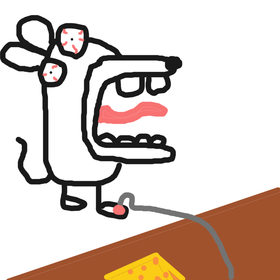 He is a cheese addict in this cruel cheese deprived world