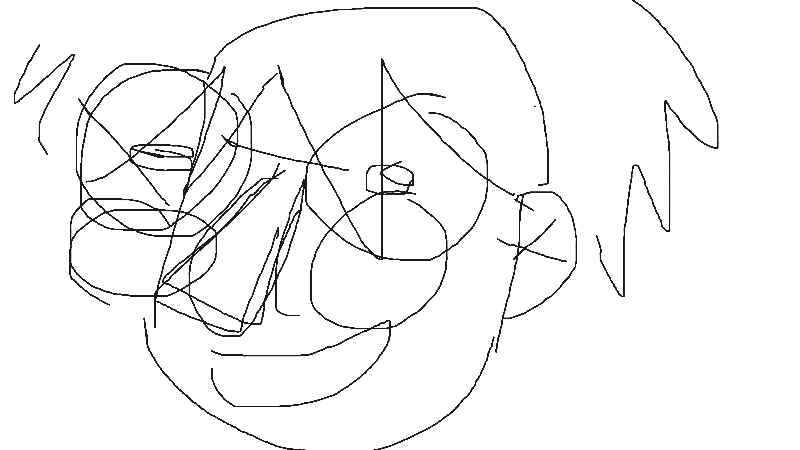 Drawing of "boss battle" by @yaoi