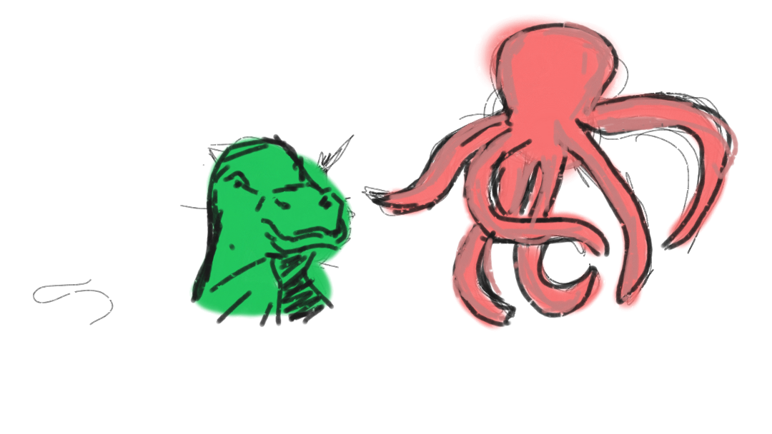 If it looks horrible its cause my stylus died so I was reduced to finger painting