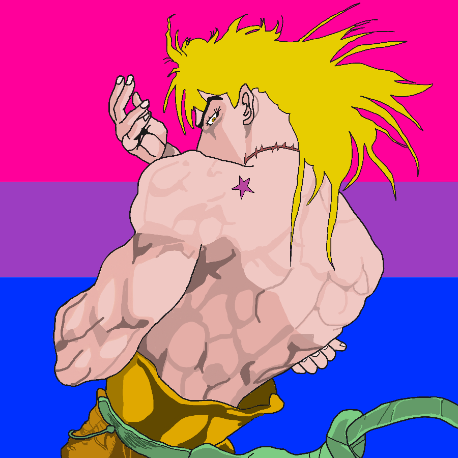 DIO is canonically bi and we love him for it