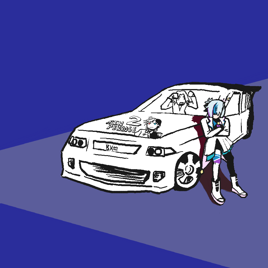 g-guys...Rin Penrose car