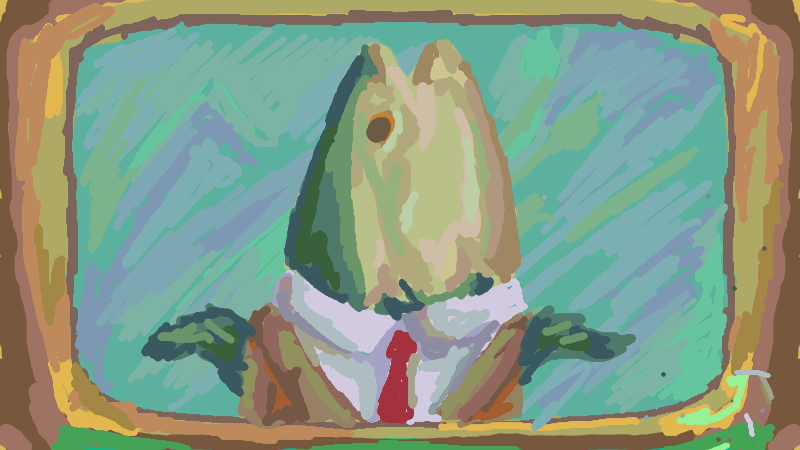 Drawing of "fish" by @buttery