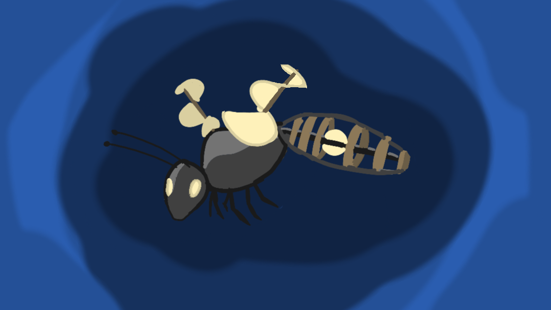 Have you ever seen a firefly? Well, forget it, this is a voidfly! It absorbs light instead of emitting it! (this concept was not made by me)