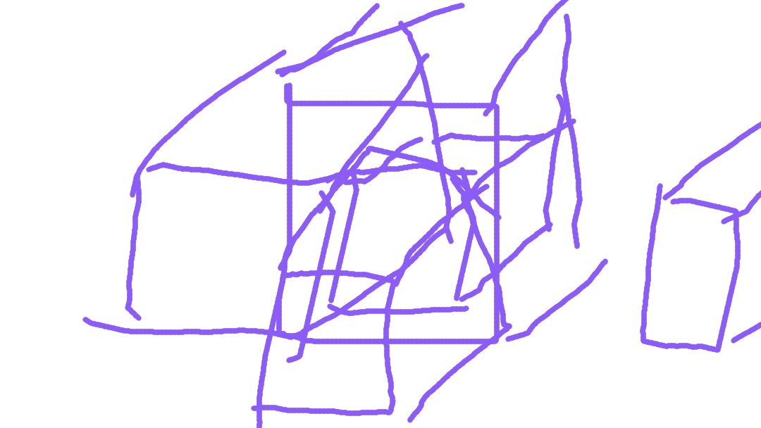 Cubes in the fourth dimension ral hat phase between themselves