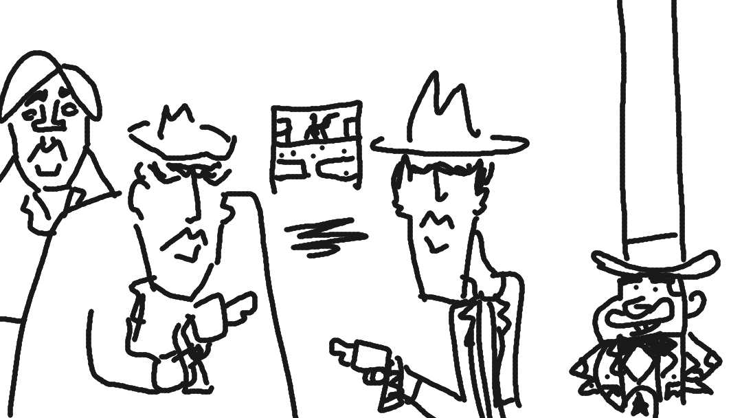 in ye old saloon did them fights always get about, so ya gotta make sure to always keep ryan with ya. that's the name of your gun, ain't it?
