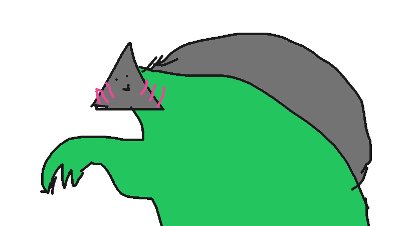 Drawing of "kawaii shapes" by @h4lforc