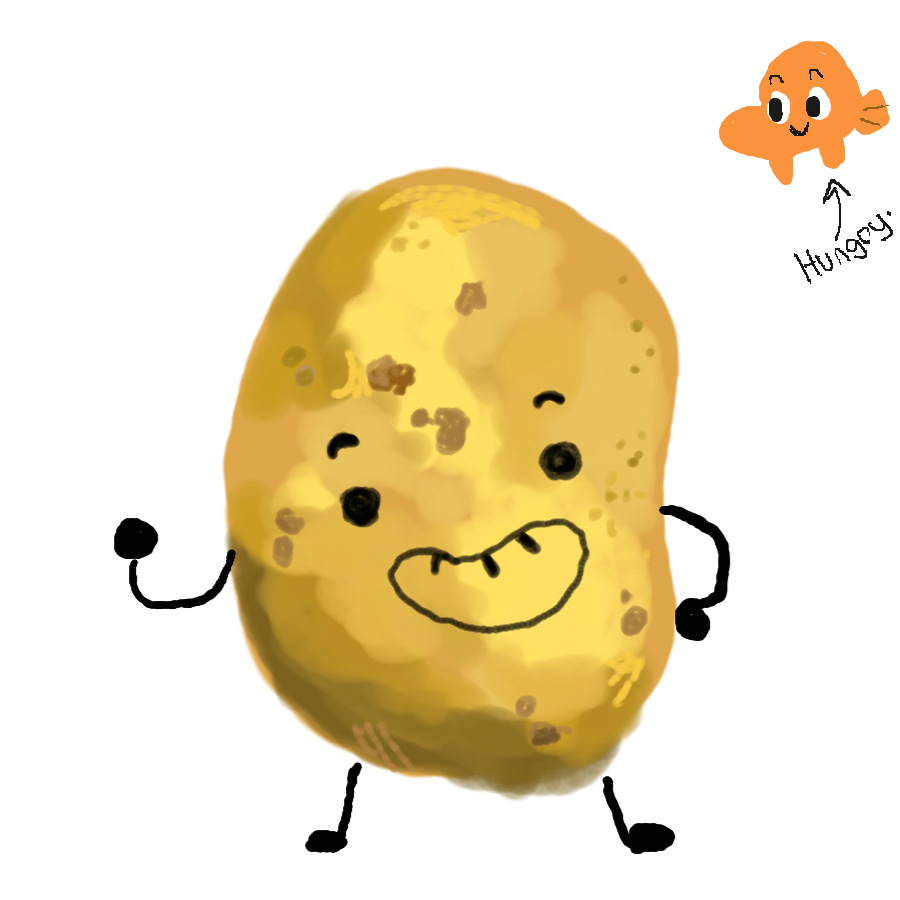 sorry for lack of doofus but he isn't a potato unfortunately...