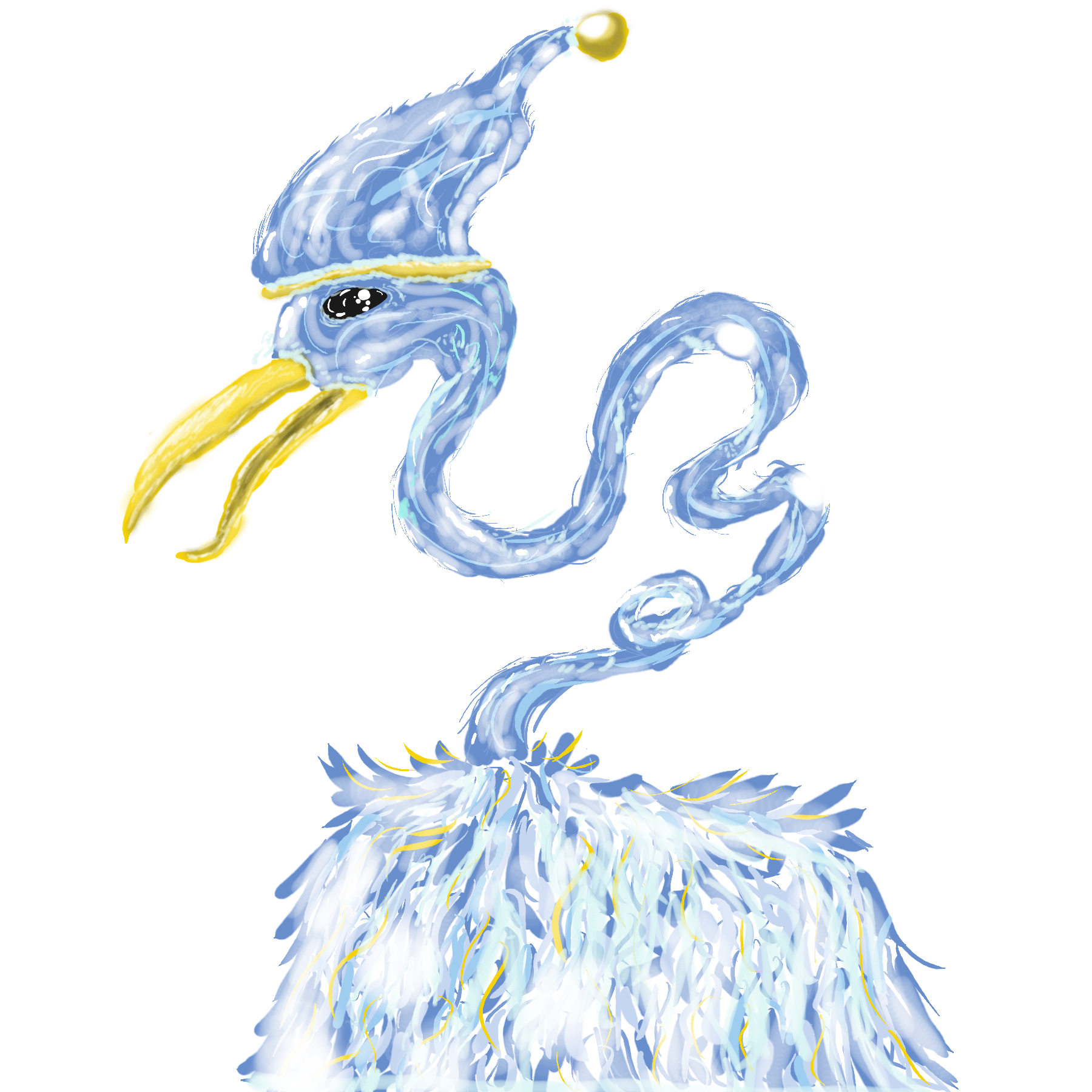 water bird wizard (i had NO inspo for this prompt i'm sorry)