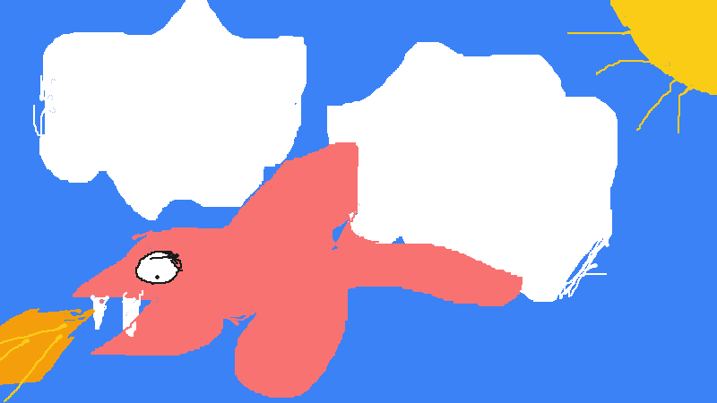 Drawing of "dragon" by @awesomesprout