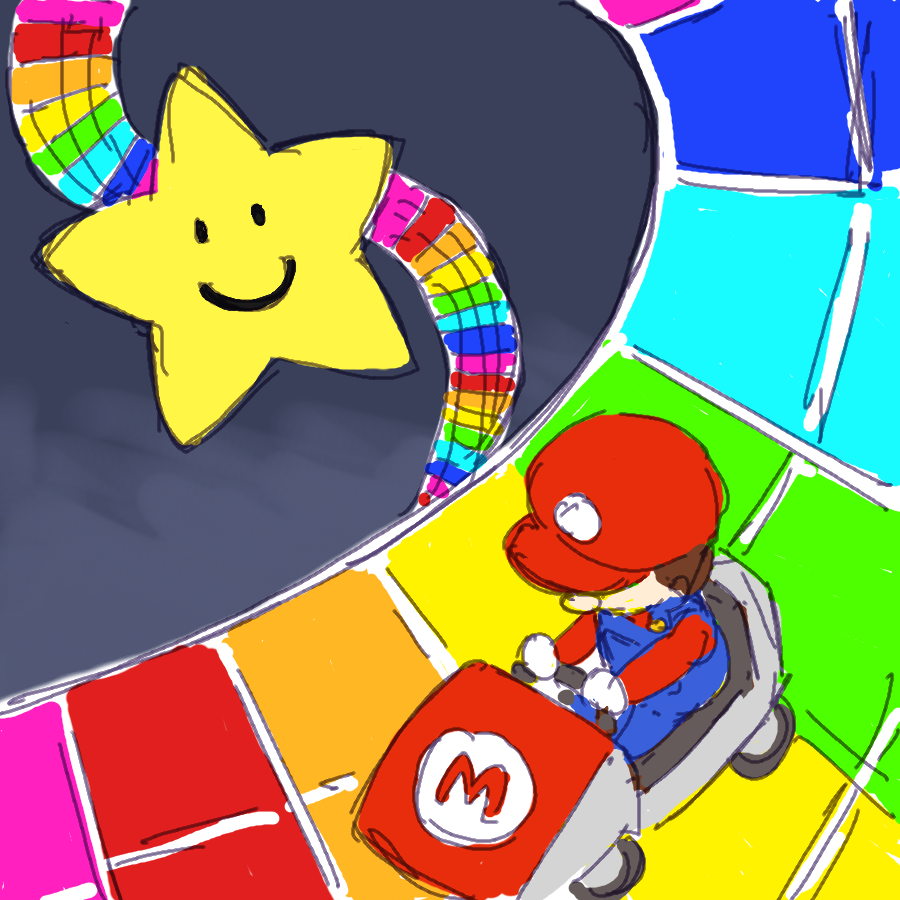 Raise your hand if you have ever been victimized by rainbow road