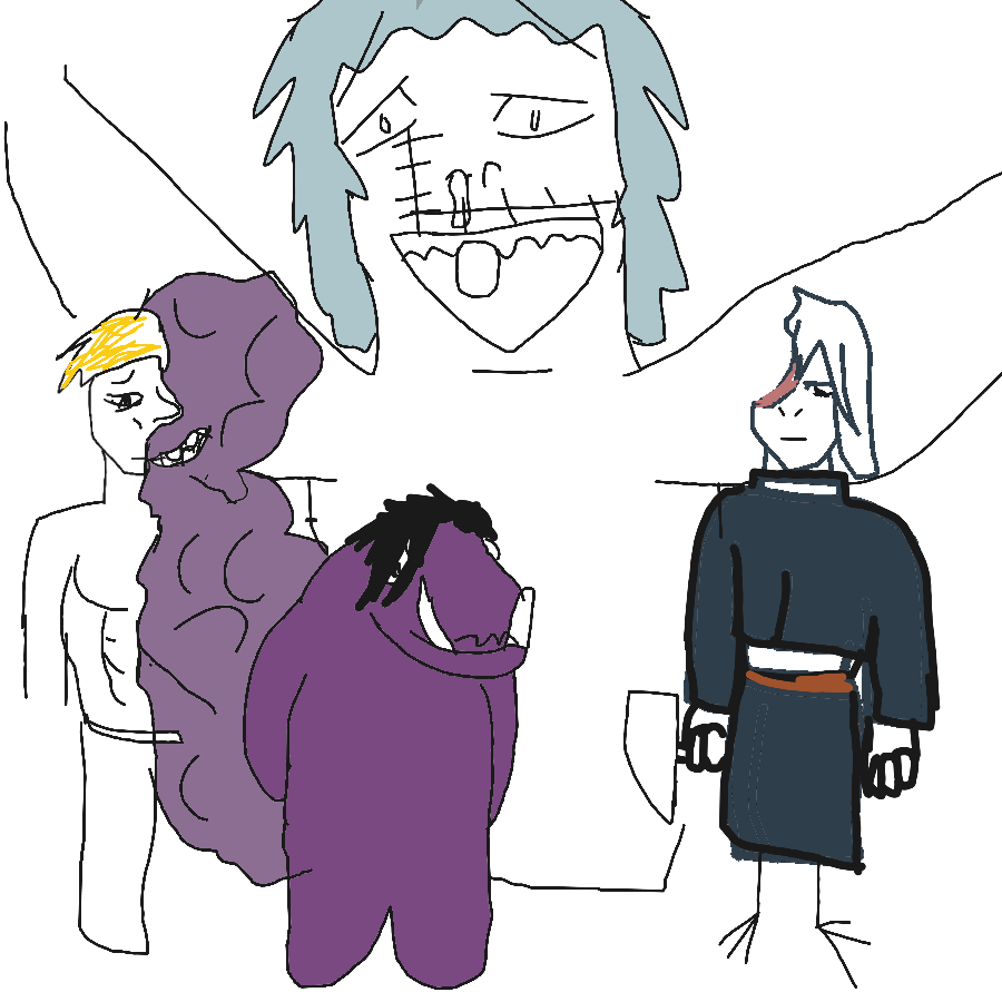 I'm too lazy to practice actually making a drawing sorry, perchance