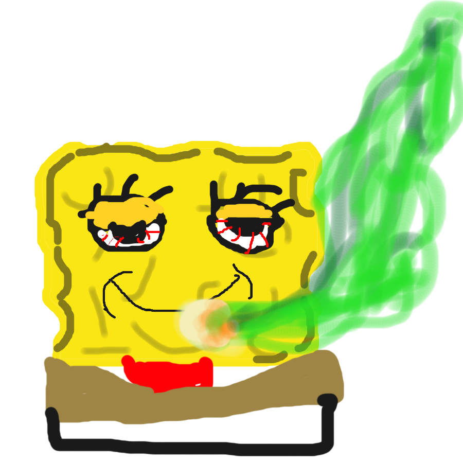 geeked out sponge