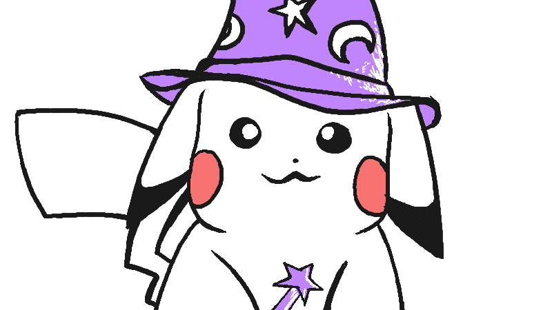 Wizard Pikachu!! #pokémon