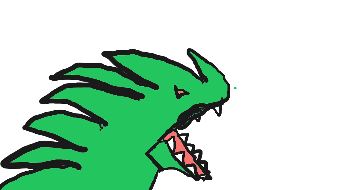 I wanted to make a dragon but it looks like tyranitar