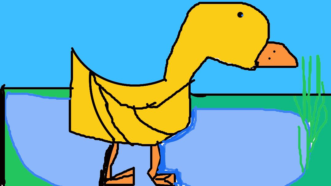 a duck