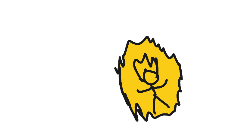 Super saiyan stickmen