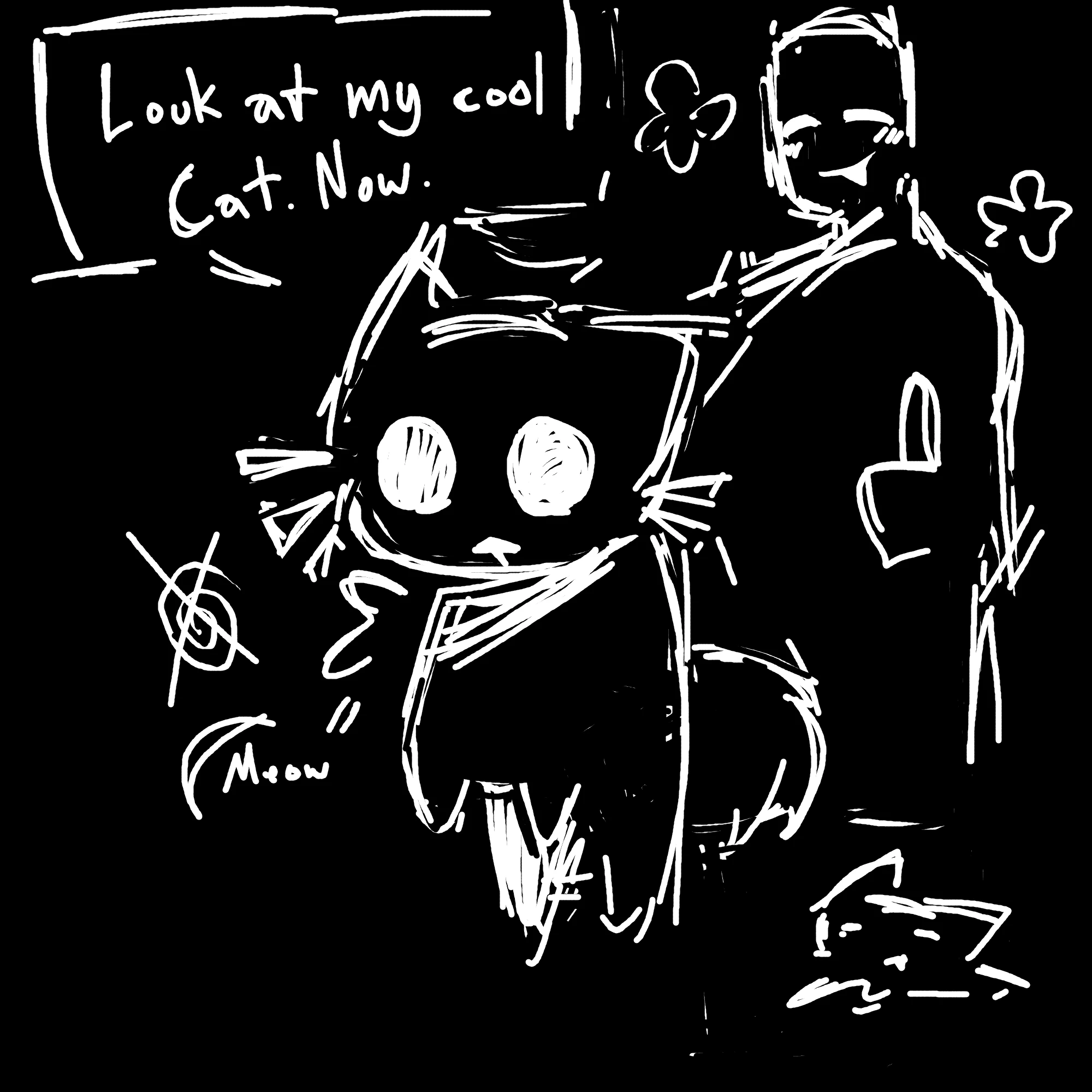 awww isn't he. So cute guys. Very huggable. You definitely won't die on contact with him. Hey guys!!G