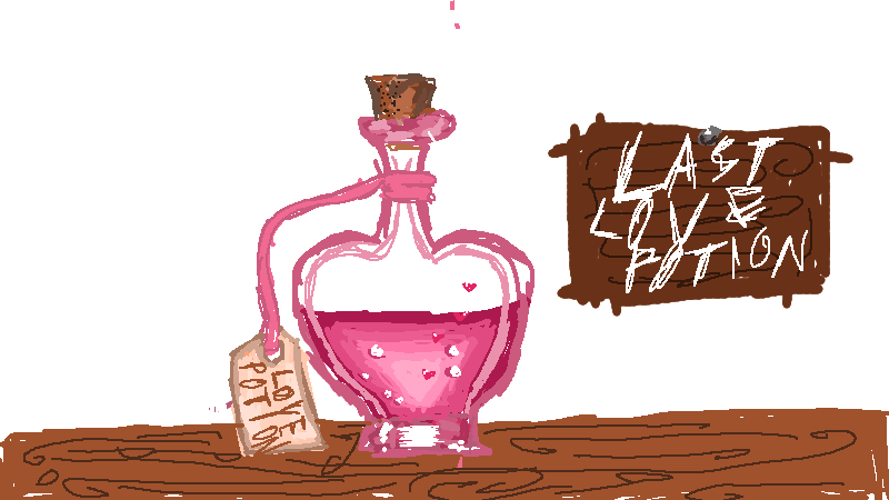 Drawing of "potion" by @wearethewalkingdead