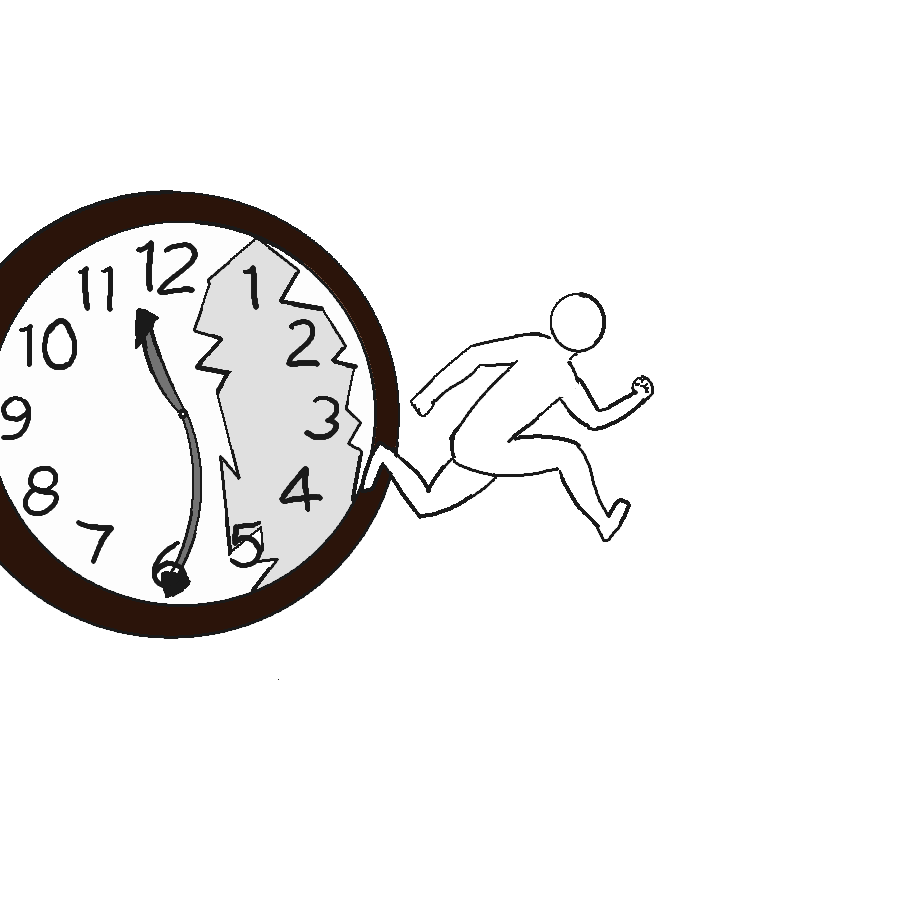 Drawing of "Out of time" by @doc