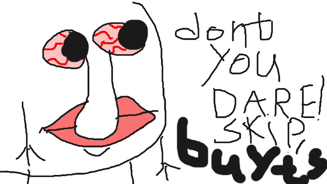 Drawing of "advertisements" by @lollylmaopop