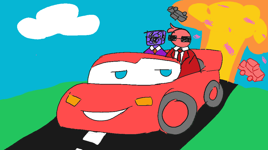 hey uhh its my first time here lol any mcyt enjoyers? :3 (I feel so BAD for the pink car)
