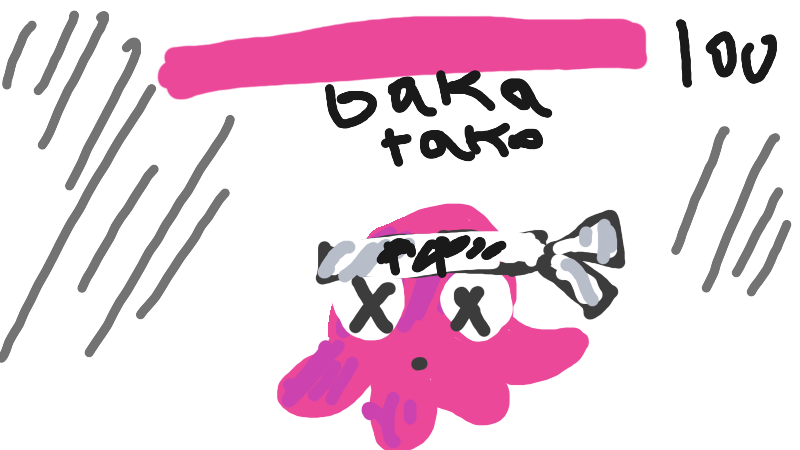 Drawing of "boss battle" by @electriclemon