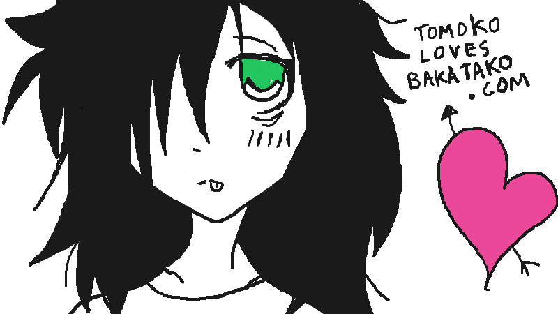 tomoko chan loves bakatako.com! #watamote