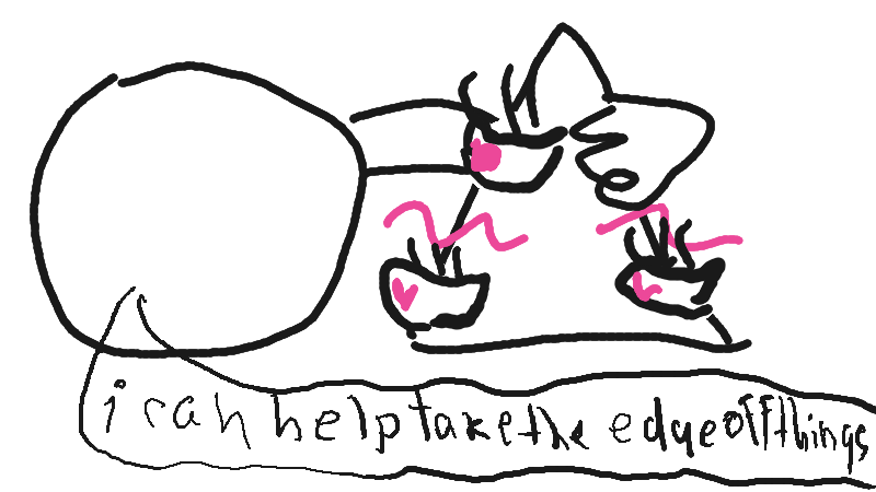 Circle helping out triangle
