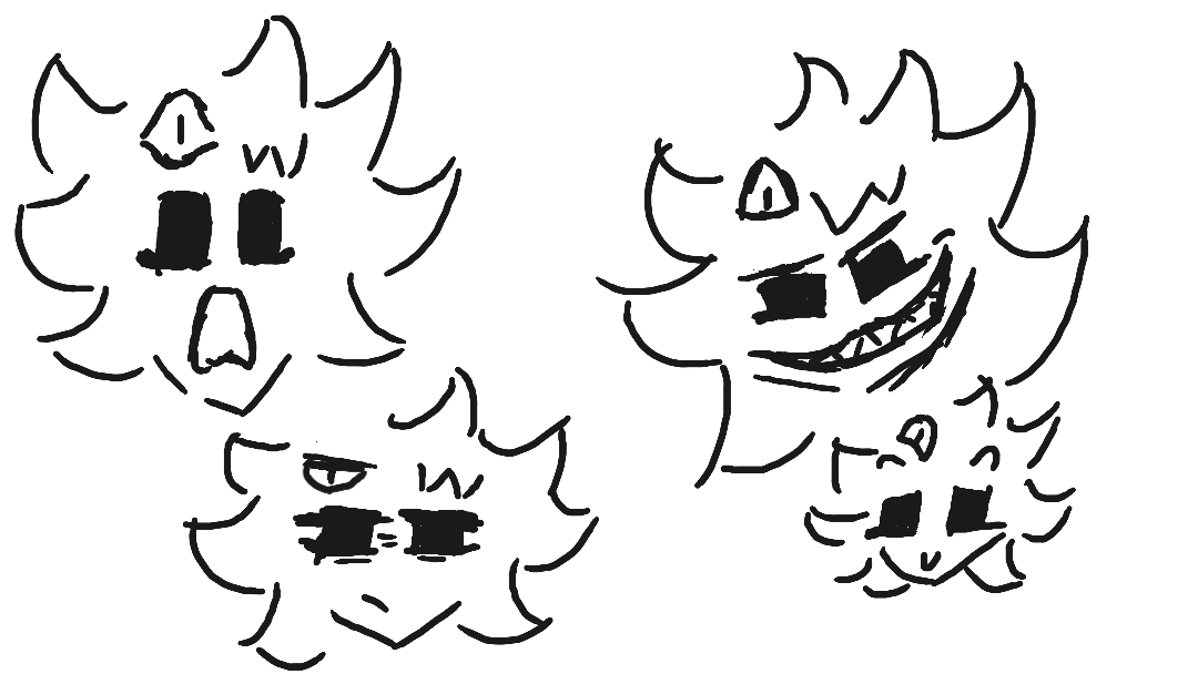 Drawing of "expressions" by @CrimBulee